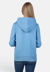 salzhaut - Damen Hoodie SÜNN Tailliert - adenauer & co - Anker - Basic - 87 - #farbe_Ice Blue