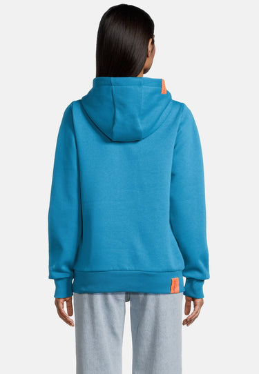 Salzhaut - SÜNN - FISCHKOPP Damen normale Passform - Frontprint - Hoodie - kapuzenpullover damen - 3 - #farbe_fjord