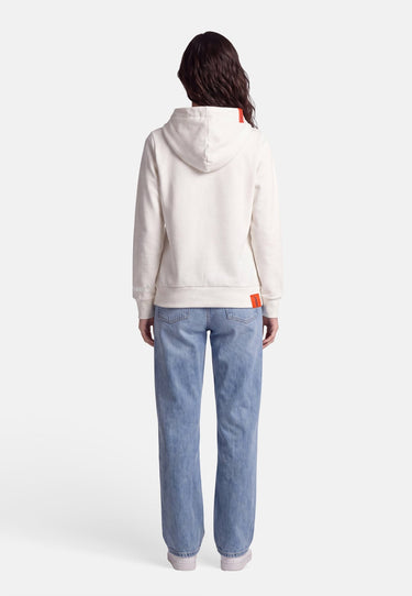 salzhaut - SÜNN - MOIN Herzen Damen Hoodie Tailliert - adenauer & co - Anker - Basic - 30 - #farbe_Offwhite-Blossom
