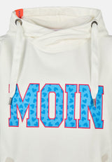 salzhaut - Damen Hoodie SÜNN - MOIN Herzen Tailliert - adenauer & co - Anker - Basic - 29 - #farbe_Offwhite-Ocean