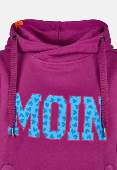 salzhaut - SÜNN - MOIN Herzen Damen Tailliert - adenauer & co - Anker - Basic - 16 - #farbe_Plum-Ocean Blue