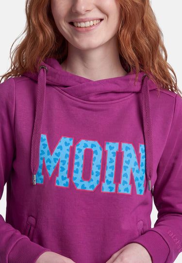 salzhaut - SÜNN - MOIN Herzen Damen Tailliert - adenauer & co - Anker - Basic - 14 - #farbe_Plum-Ocean Blue