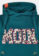 salzhaut - SÜNN - MOIN Leo Damen Hoodie Tailliert - adenauer & co - Anker - Basic - 47 - #farbe_Dragonfly-Pink
