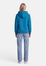 salzhaut - Damen Hoodie SÜNN - MOIN Multicolor Tailliert - adenauer & co - Anker - Basic - 11 - #farbe_Fjord-Multicolor