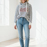 salzhaut - SÜNN RINGEL - MOIN Leo Damen Tailliert - adenauer & co - Anker - Basic - 1 - farbe_Navy-Offwhite-Pink