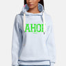 salzhaut - SÜNN - AHOI Damen Tailliert - Damen - Hoodie - Sweat - 1 - #farbe_light-blue-neongr-n