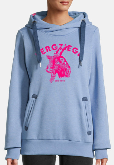 salzhaut - SÜNN - BERGZIEGE Damen Tailliert - Frontprint - Hamburg - Kapuzenpulli - 3 - #farbe_ice-blue
