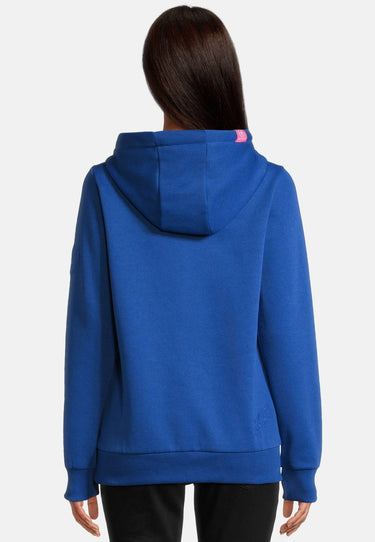 salzhaut - SÜNN Damen Tailliert - Hamburg - Hoodie - Kapuzenpulli - 96 - #farbe_ultramarine