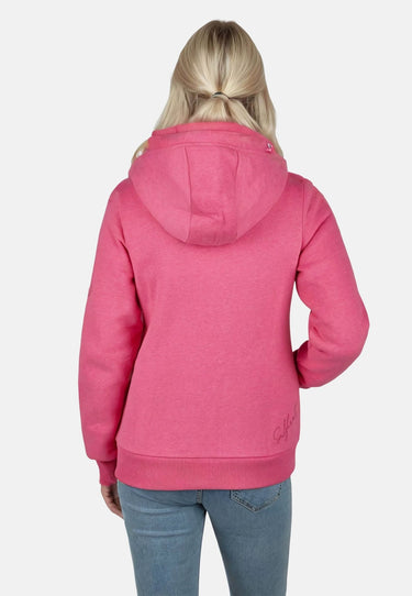 salzhaut - SÜNN Damen Tailliert - Hamburg - Hoodie - Kapuzenpulli - 46 - #farbe_pink