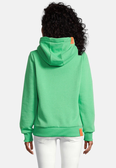 salzhaut - SÜNN Damen Tailliert - Hamburg - Hoodie - Kapuzenpulli - 21 - #farbe_apple-green-mel