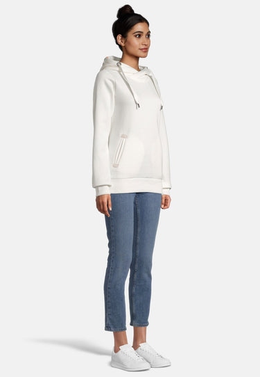 salzhaut - SÜNN Damen Tailliert - Hamburg - Hoodie - Kapuzenpulli - 27 - #farbe_offwhite