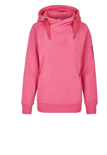 salzhaut - SÜNN Damen Tailliert - Hamburg - Hoodie - Kapuzenpulli - 43 - #farbe_pink