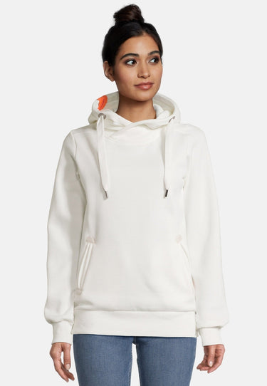 salzhaut - SÜNN Damen Tailliert - Hamburg - Hoodie - Kapuzenpulli - 23 - #farbe_offwhite