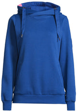 salzhaut - Damen Hoodie SÜNN Tailliert - adenauer & co - Anker - Basic - 103 - #farbe_Ultramarine
