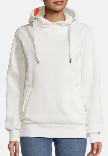 salzhaut - SÜNN Damen Tailliert - Hamburg - Hoodie - Kapuzenpulli - 25 - #farbe_offwhite