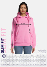salzhaut - Damen Hoodie SÜNN Tailliert - adenauer & co - Anker - Basic - 18 - #farbe_Blossom