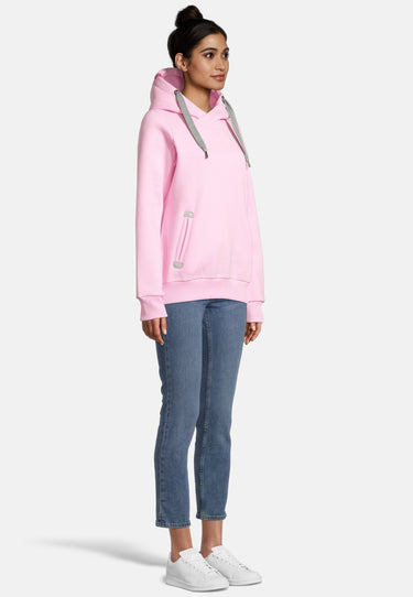 salzhaut - SÜNN Damen Tailliert - Hamburg - Hoodie - Kapuzenpulli - 37 - #farbe_ros