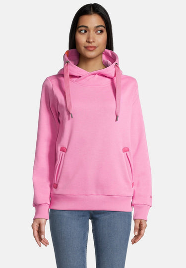 salzhaut - SÜNN Damen Tailliert - Hamburg - Hoodie - Kapuzenpulli - 7 - #farbe_blossom