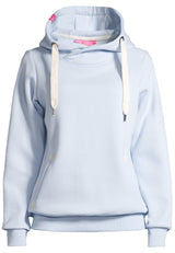 salzhaut - Damen Hoodie SÜNN Tailliert - adenauer & co - Anker - Basic - 91 - #farbe_Light Blue