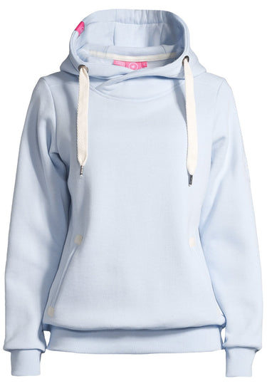 salzhaut - SÜNN Damen Tailliert - Hamburg - Hoodie - Kapuzenpulli - 79 - #farbe_light-blue