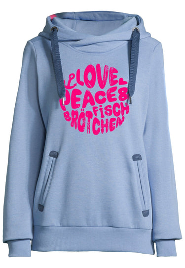 salzhaut - SÜNN - FISCHBRÖTCHEN Damen Relaxed-Fit - Hamburg - Kapuzenpulli - Sweat - 7 - #farbe_ice-blue