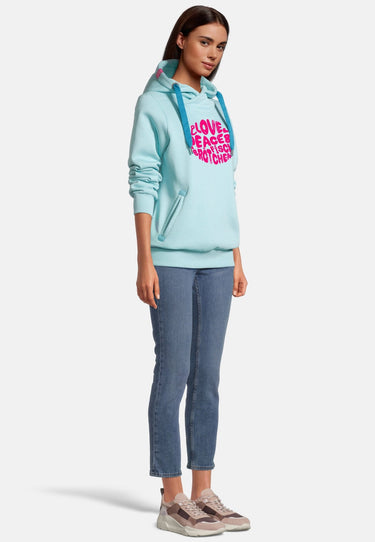 salzhaut - SÜNN - FISCHBRÖTCHEN Damen Relaxed-Fit - Hamburg - Kapuzenpulli - Sweat - 5 - #farbe_aqua