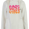 salzhaut - SÜNN - GOOD VIBES Damen Tailliert - Frontprint - Hamburg - Kapuzenpulli - 1 - #farbe_offwhite