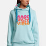 Salzhaut - SÜNN - GOOD VIBES Damen Tailliert - Frontprint - Hamburg - Kapuzenpulli - 6 - #farbe_aqua
