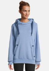 salzhaut - SÜNN HOODIE Damen Hoodie Relaxed-Fit - adenauer & co - Anker - Basic - 18 - #farbe_Ice Blue