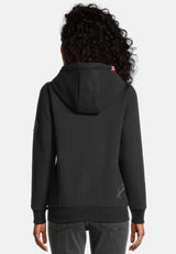 salzhaut - SÜNN HOODIE Damen Hoodie Relaxed-Fit - adenauer & co - Anker - Basic - 36 - #farbe_Black