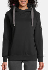 salzhaut - SÜNN HOODIE Damen Hoodie Relaxed-Fit - adenauer & co - Anker - Basic - 35 - #farbe_Black