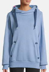 salzhaut - SÜNN HOODIE Damen Hoodie Relaxed-Fit - adenauer & co - Anker - Basic - 20 - #farbe_Ice Blue