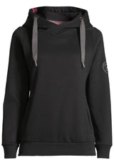 salzhaut - SÜNN HOODIE Damen Hoodie Relaxed-Fit - adenauer & co - Anker - Basic - 34 - #farbe_Black