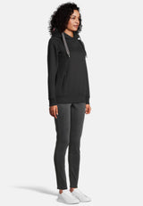salzhaut - SÜNN HOODIE Damen Hoodie Relaxed-Fit - adenauer & co - Anker - Basic - 37 - #farbe_Black
