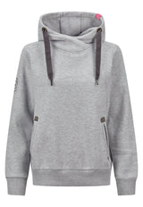 salzhaut - SÜNN HOODIE Damen Hoodie Relaxed-Fit - adenauer & co - Anker - Basic - 29 - #farbe_Grey Melange