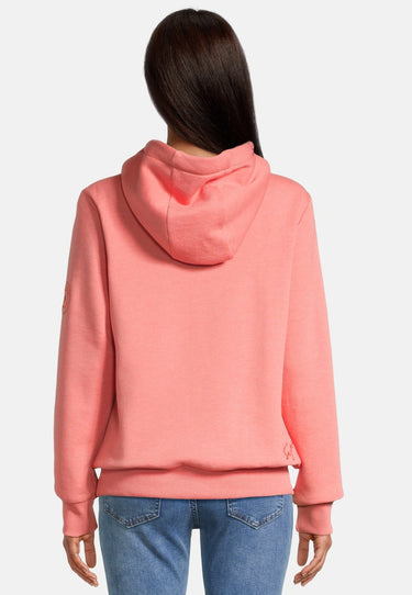 salzhaut - SÜNN - MOIN Damen Tailliert - Damen - Frontprint - Hoodie - 4 - #farbe_coral