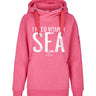 salzhaut - SÜNN - VITAMIN SEA Damen Leicht tailliert - Frontprint - Hamburg - Hoodie - 6 - #farbe_pink