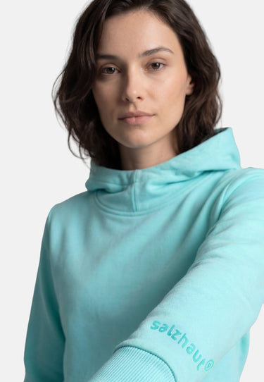 Salzhaut - SUTSCHE Damen Regular Fit - Hoodie - Kapuze - Kapuzenpulli - 14 - #farbe_aqua