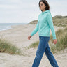 salzhaut - SUTSCHE Damen Hoodie Regular Fit - adenauer & co - Anker - Basic - 1 - #farbe_Aqua