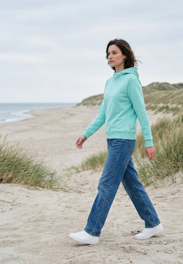 Salzhaut - SUTSCHE Damen Regular Fit - Hoodie - Kapuze - Kapuzenpulli - 9 - #farbe_aqua