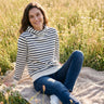 salzhaut - SUTSCHE - RINGEL Damen Regular Fit - adenauer & co - Anker - Basic - 1 - farbe_Navy-Offwhite