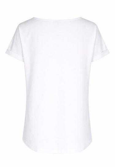 Salzhaut - Sweat - Sail don’t fly Damen normale Passform - Frontprint - Rundhals - T-Shirt - 4 - #farbe_white