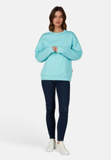 salzhaut - TAGEL Damen Pullover Relaxed-Fit - adenauer & co - Anker - Basic - 19 - #farbe_Aqua