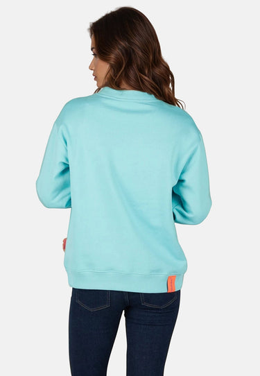 salzhaut - TAGEL Damen Relaxed-Fit - Damen - kuschelig - Longsleeve - 16 - #farbe_aqua