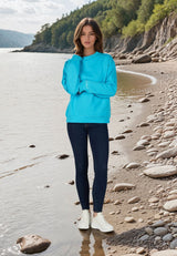 salzhaut - TAGEL Damen Pullover Relaxed-Fit - adenauer & co - Anker - Basic - 1 - #farbe_Scuba Blue