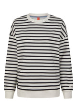 salzhaut - TAIER Damen Pullover Relaxed-Fit - adenauer & co - Anker - Basic - 2 - #farbe_Navy-Offwhite