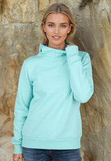Salzhaut - TALKEN Damen Relaxed-Fit - Hoodie - Kapuzenpullover - Langarmshirt - 9 - #farbe_aqua