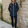 Salzhaut - TÄRGERN Damen Relaxed-Fit - Fleece - Jacke - Mantel - 1 - #farbe_navy