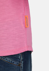 Salzhaut - TELGEN - UNI Damen Relaxed-Fit - Backprint - Basic Casual - Cotton Flamé - 10 - #farbe_blossom