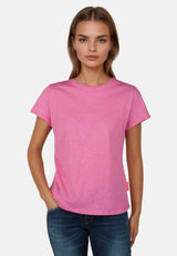 Salzhaut - TELGEN - UNI Damen Relaxed-Fit - Backprint - Basic Casual - Cotton Flamé - 8 - #farbe_blossom